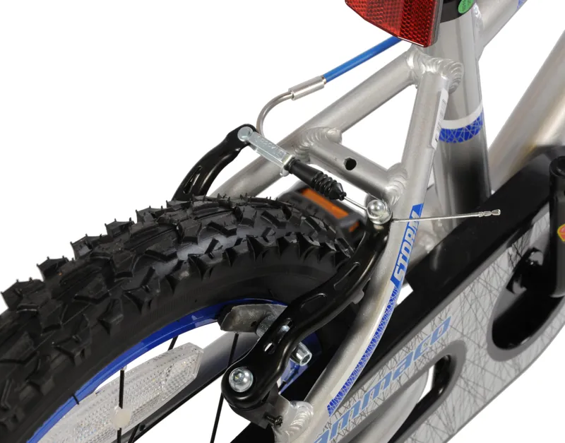 Ammaco Storm 16 Inch Wheel Kids Bike Silver-5